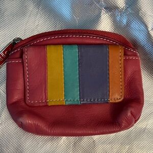 Fossil Pink Leather Coin purse